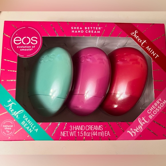 eos Bath & Body Eos Hand Cream Trio Holiday Gift Set Nwt Poshmark